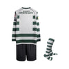 Kit de Criança - Sporting Principal 02/03 Retro - Manga Comprida
