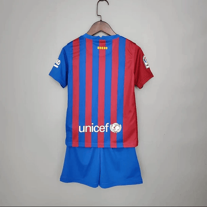 Barcelona 21/22 Home Kids Kit